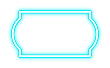 colorful neon rectangle frame
