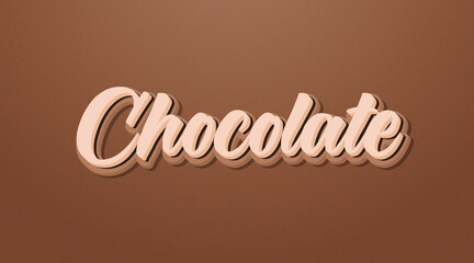 Tasty 3d editable text style effect