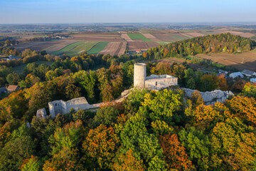 Naklejka premium Zamek Pilcza w Smoleniu