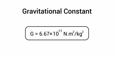 Gravitational constant G in physics