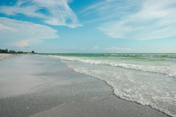Florida beach during summer 