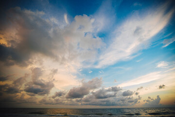 Fototapeta na wymiar Florida beach during summer 