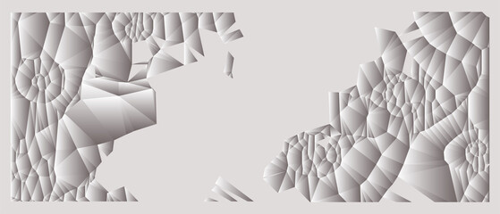 abstract background in triangulation styles