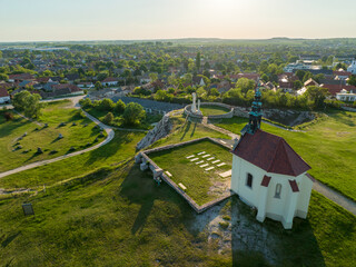 Tata - The Calvary Hill (Kalvaria)a in Tata, Hungary. Tata is a town in northwestern Hungary,...