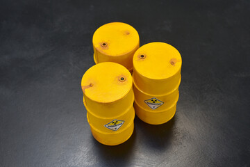 bidons déchets radioactifs