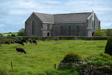 Quin a picturesque town in the Shannon region, Quin, Ireland, May,21,2022