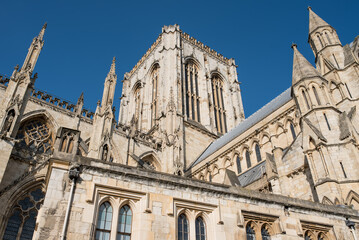Fototapeta na wymiar York Minster is one of the world’s most magnificent cathedrals, York, United Kingdom.