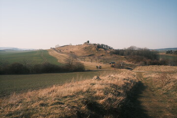 Harz Landschaft mit Ausleger der Teufelsmauer