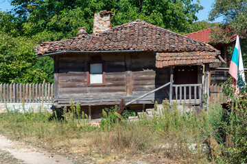 Old Houses from the nineteenth century in Brashlyan, Bulgaria