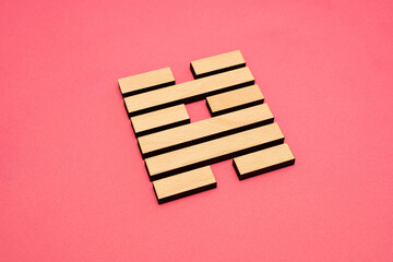 Gene Key 48 wood hexagram i ching on pink background