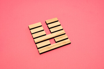 Gene Key 36 wood hexagram i ching on pink background