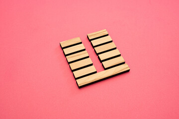 Gene Key 24 Hexagram wood i ching on pink background