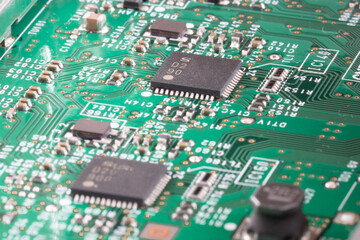 Semiconductor IC on electronic circuit board