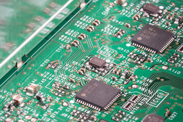Semiconductor on electronic circuit board