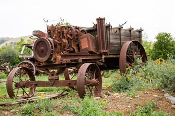 Fototapeta na wymiar Old farm truck