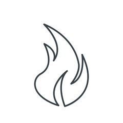 Bonfire thin line icon
