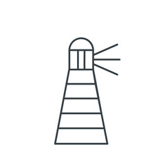 Lighthouse thin line icon