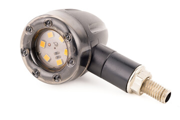 Turn signal flashing motorcycle light