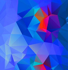 Abstract Geometric backgrounds dark blue