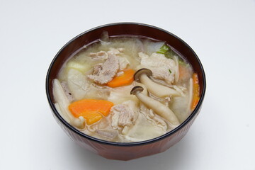 豚汁　和食