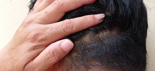 Fototapeta premium person with hair