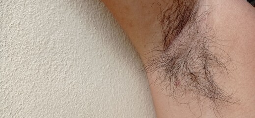 Fototapeta premium Armpit hair.