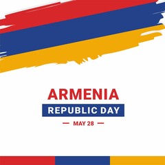 Armenia Republic Day. Vector Illustration. The illustration is suitable for banners, flyers, stickers, cards, etc.