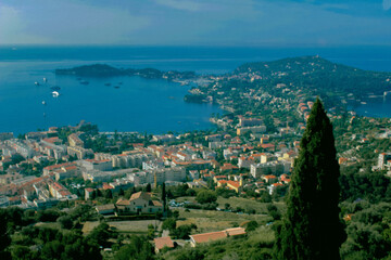 Monaco landscape with sea