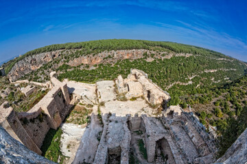 Fototapeta na wymiar Saladin Castle exterior Syria