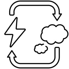 carbon neutrality icon