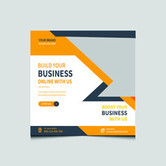 business agency social media post template