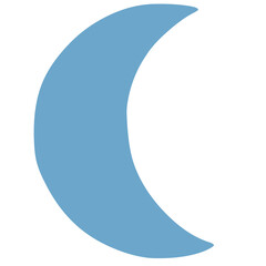 simple illustration of moon