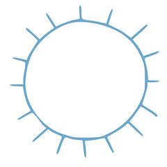 simple illustration of sun