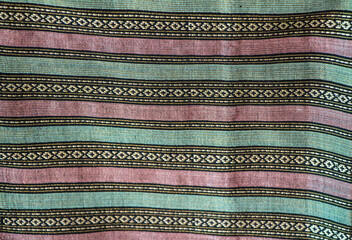 Tai lue weaving cloth in Thailand