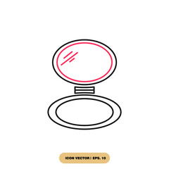 mirror icons  symbol vector elements for infographic web