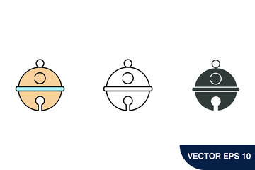 pet bell icons  symbol vector elements for infographic web