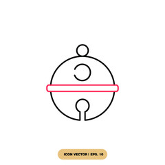 Obraz premium pet bell icons symbol vector elements for infographic web