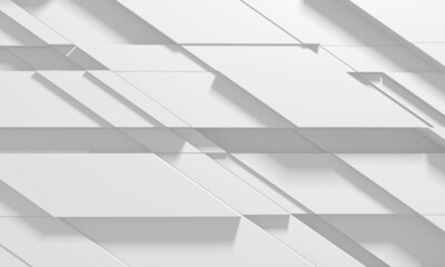 Fototapeta premium White Geometric Poligon Abstract Background