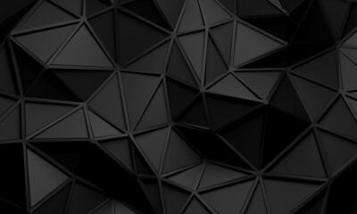 Dark Chaotic Poligon Surface Background