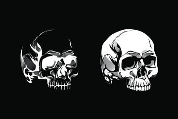 Skull Head vector