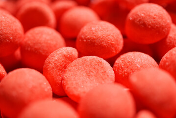 bonbons roses - fraises