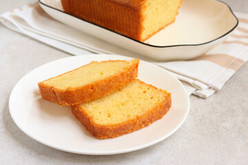 Homemade fresh Pound cake