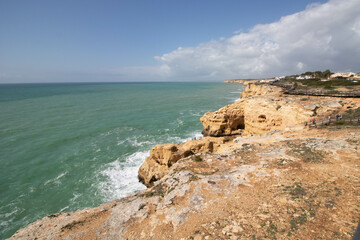 Fototapeta na wymiar Algar Seco an der Algarve