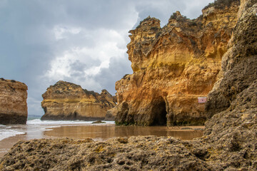 Praia dos Tres Irmaos in Portugal