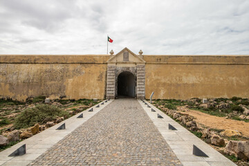 Fototapeta na wymiar Festung von Sagres in Portugal