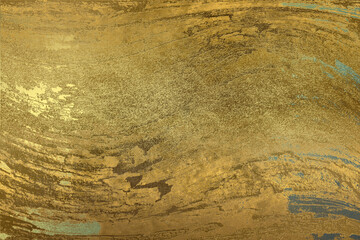 Golden Abstract  decorative paper texture  background  for  artwork  - Illustration