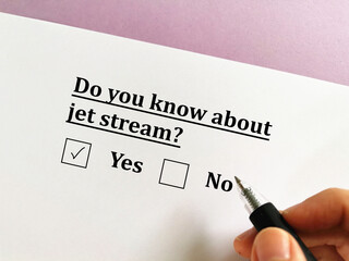 Questionnaire about space technology