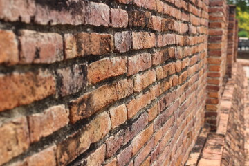 bare brick wall not plastered