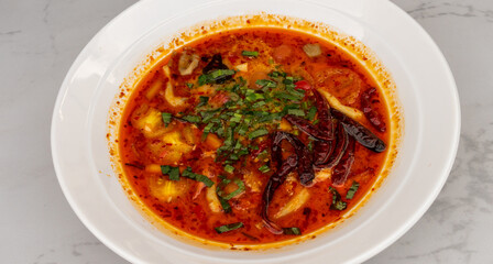 Thai Mixed Pork, Chicken and Seafood Dishes 