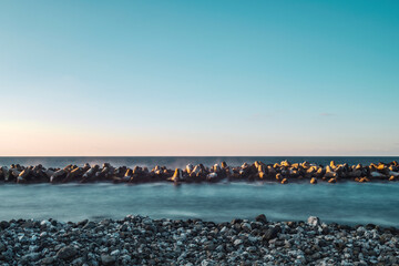 울릉도 겨울 천부항